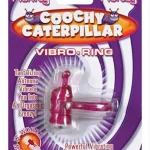 Horny Honey Vibro Ring Coochy Caterpillar - Magenta Clit Stimulators | Clit Stimulating Cockrings Hott Products