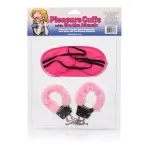 Pleasure Cuffs With Satin Mask BDSM & Kink CalExotics