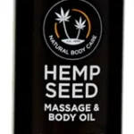 Hemp Seed Massage and Body Oil - Dreamsicle 2 Fl. Oz./ 60ml Lubes & Essentials Earthly Body