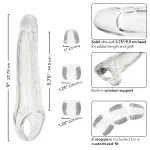 Performance Maxx Clear Extension Kit - Clear Cockrings | Penis Sleeves CalExotics