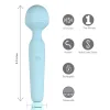 Grace Bendable Vibrating Pleasure Wand - Blue Vibrators Maia Toys
