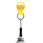 Super Fun Key Chain, Ring for Oral - White Novelty Little Genie