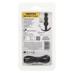 Boundless Vibrating Beaded Plug - Black Vibrators CalExotics
