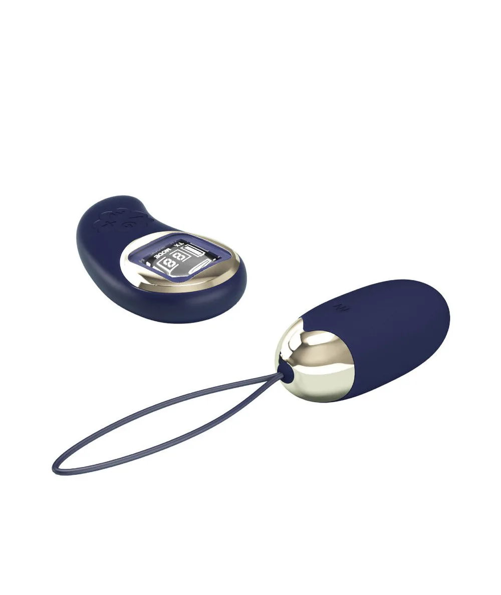 Mina Vibrating Remote Control Egg - Blue Vibrators Pretty Love