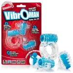 Screaming O Vibro Man - Each - Blue Clit Stimulators | Disposable Stimulators Screaming O