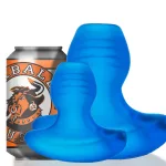 Glow Hole 1 Butt Plug - Small - Blue Morph Anal Play Oxballs