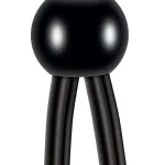 Ultimate Silicone Lasso - Black Cockrings | Adjustable Evolved Novelties