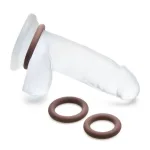 Jock Silicone Cock Ring Set in - Dark Cockrings | Adjustable Curve Toys