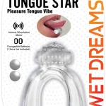 Wet Dreams Tongue Star - Clear Vibrators Hott Products