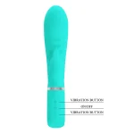 Prescott Super Soft Rabbit Silicone Vibrator - Vibrator -Teal Vibrators Pretty Love
