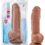 Au Naturel - Big Boy - 10 Inch Dildo - Mocha Dildos Blush