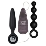 Booty Call Booty Vibro Kits - Black Anal Play CalExotics