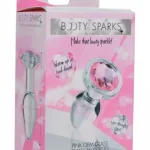 Pink Gem Glass Anal Plug - Small Lubes & Essentials XR Brands