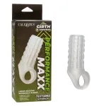 Performance Maxx Liquid Silicone Reversible Sleeve - Clear Penis Extension & Sleeves | Non-Vibrating CalExotics