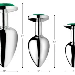 Emerald Gem Anal Plug Set Anal Play XR Brands