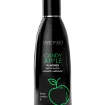 Aqua Candy Apple Flavored Water Based Intimate Lubricant - 2 Fl. Oz. Lubes & Essentials Wicked Sensual Care