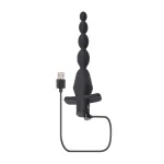 Vibrating Butt Beads - Black Vibrators Evolved Novelties