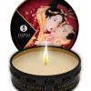 Mini Massage Candle - Romance - Sparkling Strawberry Wine - 1 Fl. Oz. Festival & Rave Shunga