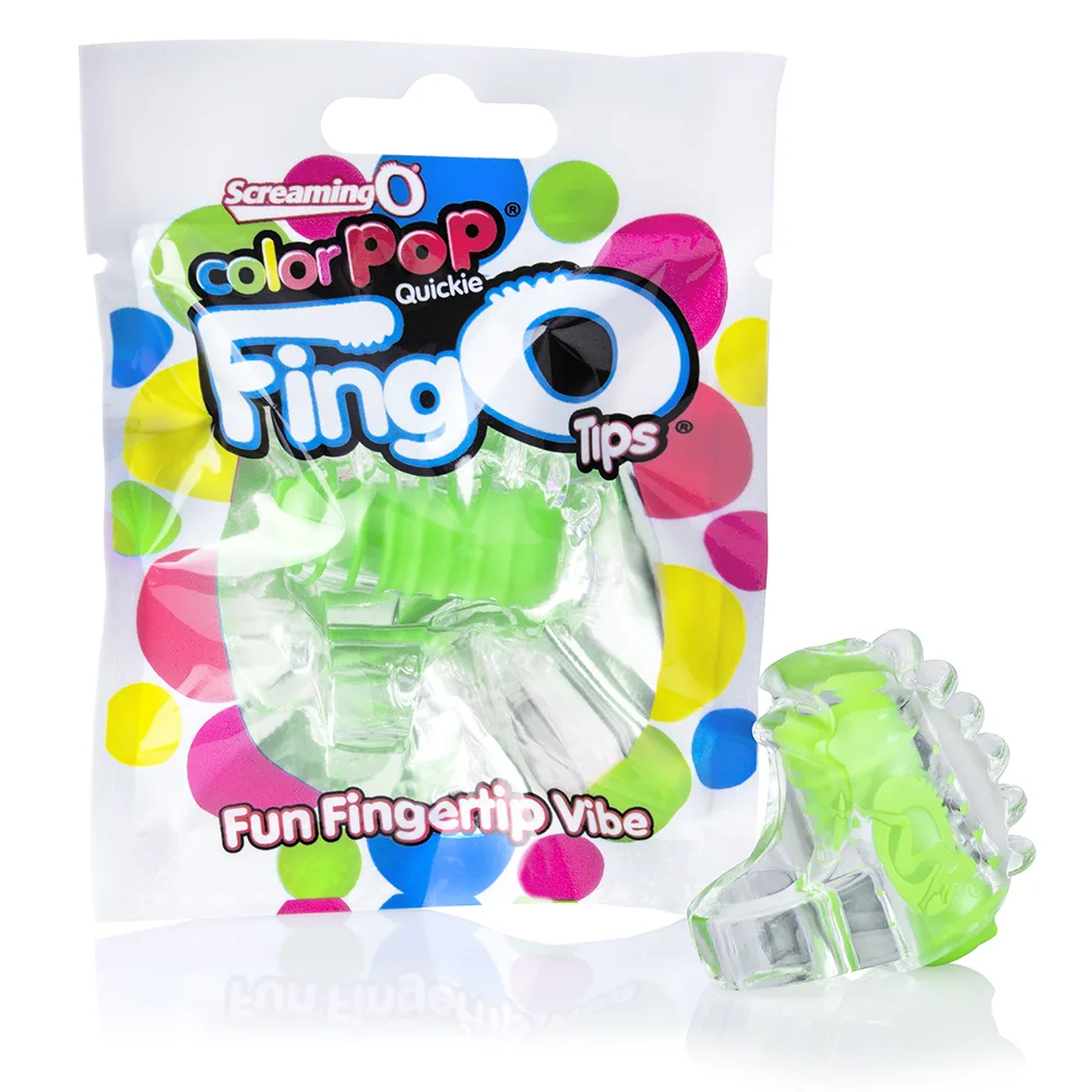 Colorpop Quickie Fingo Tips - Each - Green Vibrators Screaming O