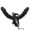 Fetish Fantasy Series Vibrating Double Delight Strap-on - Black BDSM & Kink Pipedream