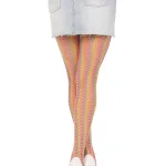 Rainbow Crochet Net Tights - One Size - Multicolor Hosiery & Garters Leg Avenue