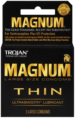 Trojan Magnum Thin - 3 Pack Lubes & Essentials Paradise Marketing