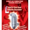 Light Up Frisky Finger - Clear Vibrators Hott Products