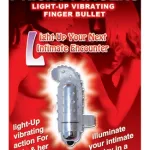 Light Up Frisky Finger - Clear Vibrators Hott Products