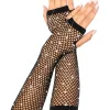 Rhinestone Fishnet Arm Warmers Black Costumes Leg Avenue