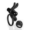 Screaming O Remote Controlled Ohare Vibrating Ring - Black Vibrators Screaming O
