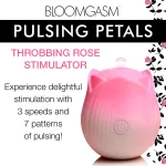 Pulsing Petals Throbbing Rose Stimulator - Pink Lubes & Essentials XR Brands