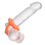 Alpha Liquid Silicone All Star Ring - Orange Enhancers CalExotics