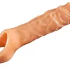 Mamba Cock Sheath Bulk - Flesh Penis Extension & Sleeves | Non-Vibrating XR Brands