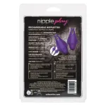 Nipple Play Rechargeable Nipplettes - Purple Festival & Rave CalExotics