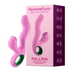 Pallina Triple-Action Rabbit Vibrator - Pink Vibrators Femme Funn