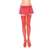 Lace Top Sheer Thigh High - One Size - Red Hosiery & Garters Leg Avenue