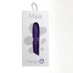 Margo Silicone Textured Bullet Vibrator - Neon Purple Vibrators Maia Toys