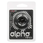 Alpha Liquid Silicone Prolong Medium Ring - Black Enhancers CalExotics