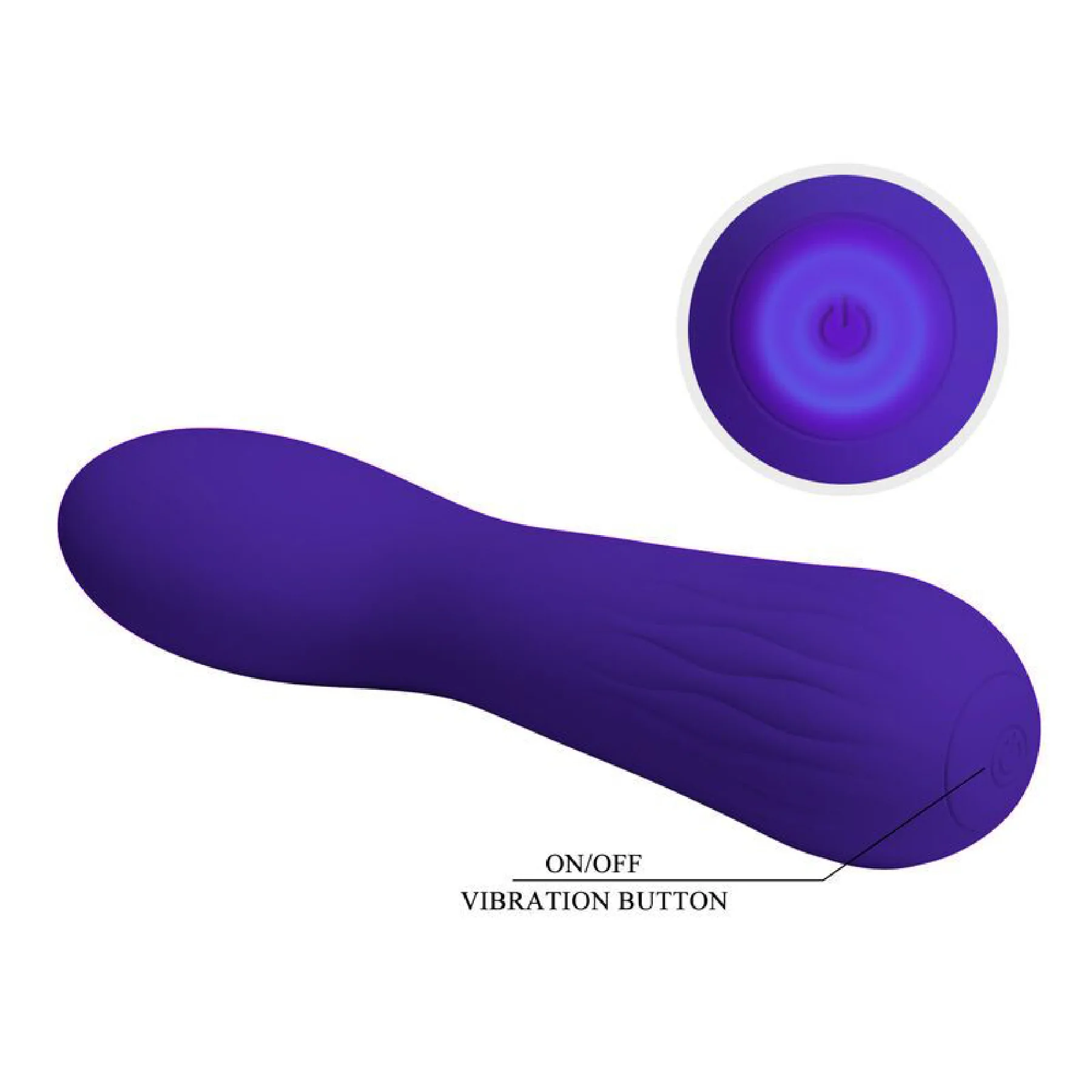 Faun Rechargeable Vibrator - Purple Vibrators Pretty Love