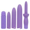Dr. Laura Berman Rechargeable Dilators Set of 4 Locking Sizes Plus Sleeve - Purple Festival & Rave CalExotics