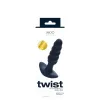 Twist Rechargeable Anal Vibe - Black Pearl Vibrators VeDO