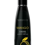 Aqua Mango Flavored Water Based Intimate Lubricant - 4 Fl. Oz. Lubes & Essentials Wicked Sensual Care
