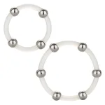 Steel Beaded Silicone Ring Set Cockrings CalExotics