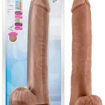 Au Naturel - Daddy - 14 Inch Dildo - Mocha Dildos Blush