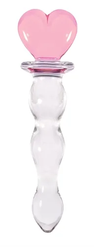 Crystal Heart of Glass - Pink Vibrators nsnovelties