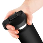 Fap Flask - Thrill Seeker - Black Bottle - Frosted Festival & Rave Pipedream