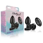 Vibrating Gunmetal Metal Remote Plug - Medium Anal Play Viben