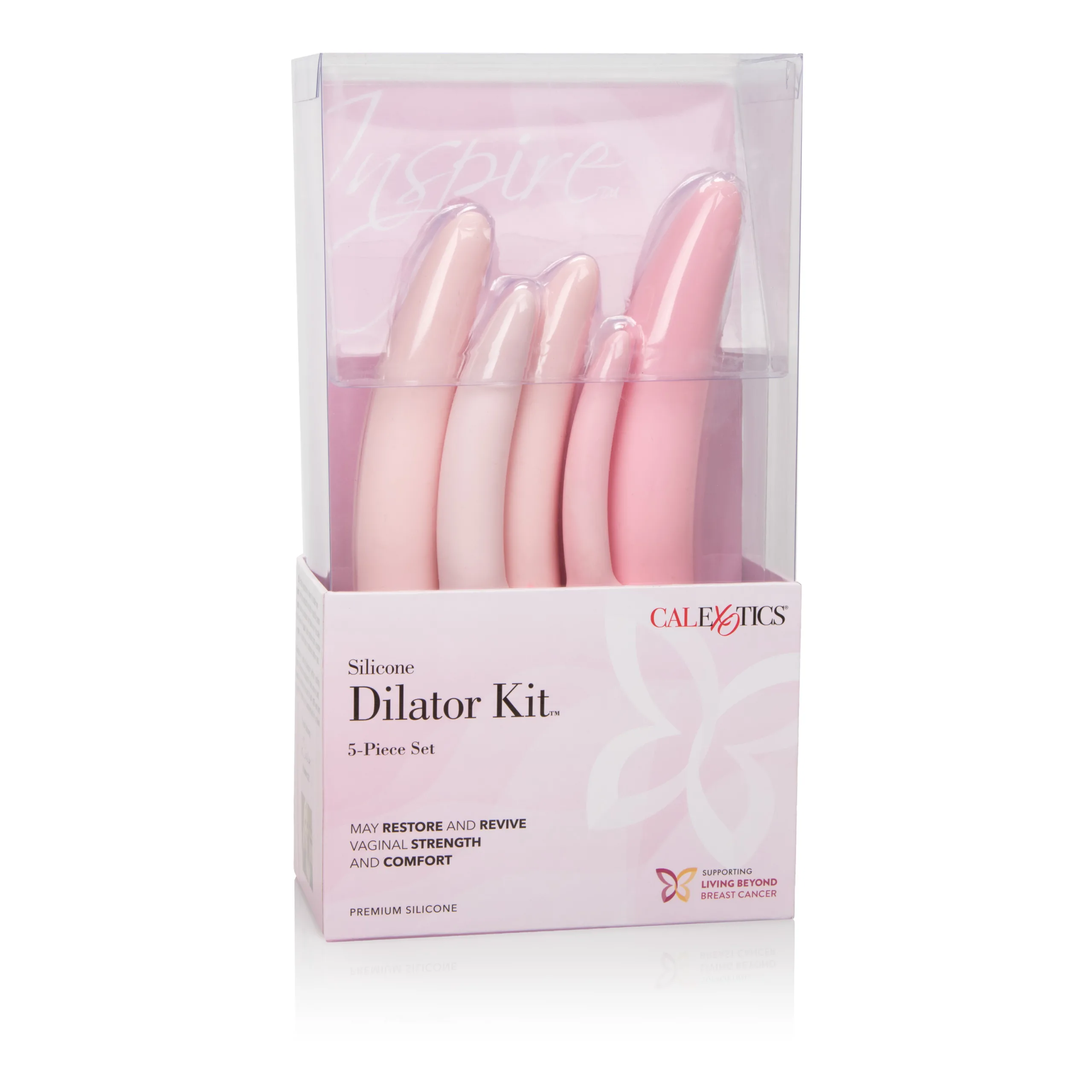 Inspire Silicone Dilator Kit - 5 Piece Set Intimate Care CalExotics