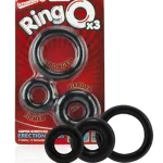 Ringo X3 - Black - Each Cockrings Screaming O