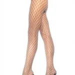 Xena Spandex Diamond Tights - One Size - Black Hosiery & Garters Leg Avenue